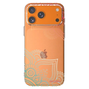 Picasee silikonowe przeźroczyste etui na Apple iPhone 17 Pro Max - Flowers pattern