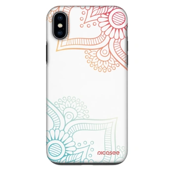 Etui na Apple iPhone XS Max - Flowers pattern
