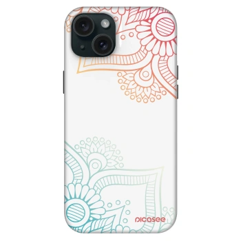 Etui na Apple iPhone 15 Plus - Flowers pattern