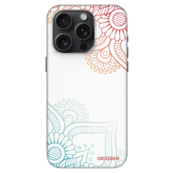 Etui na Apple iPhone 15 Pro - Flowers pattern