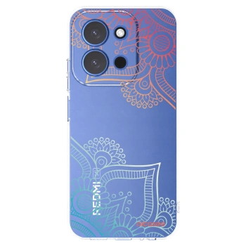 Picasee silikonowe przeźroczyste etui na Xiaomi Redmi 15C 4G - Flowers pattern