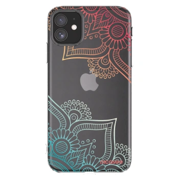 Picasee silikonowe przeźroczyste etui na Apple iPhone 11 - Flowers pattern