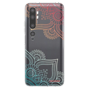 Picasee silikonowe przeźroczyste etui na Xiaomi Mi Note 10 (Pro) - Flowers pattern