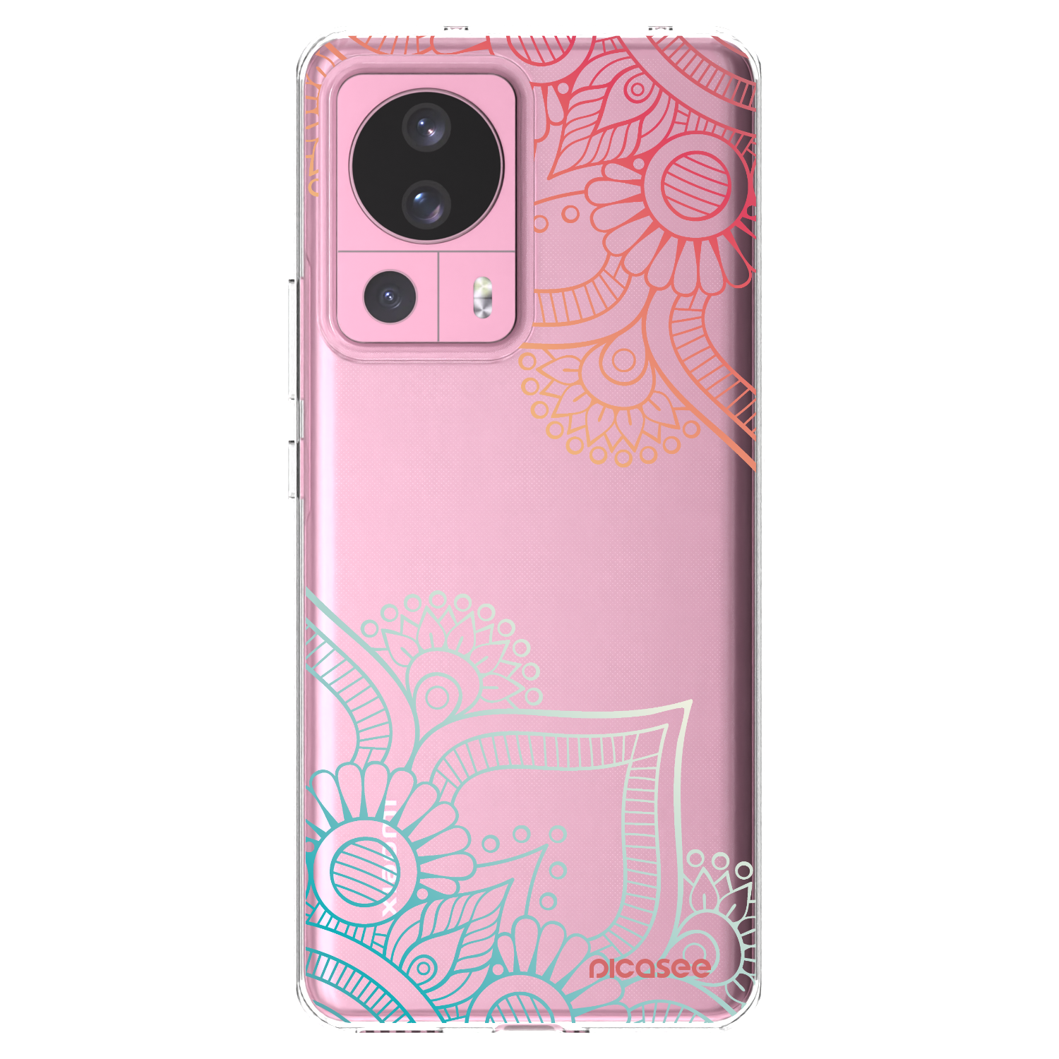 Picasee silikonowe przeźroczyste etui na Xiaomi 13 Lite - Flowers pattern