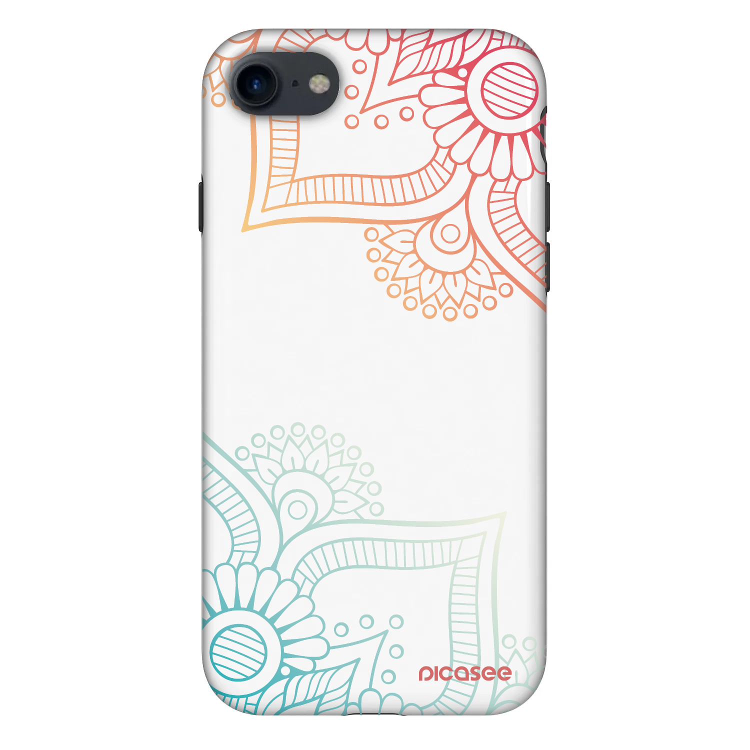 Picasee Fashion Case na Apple iPhone SE 2020 - Flowers pattern