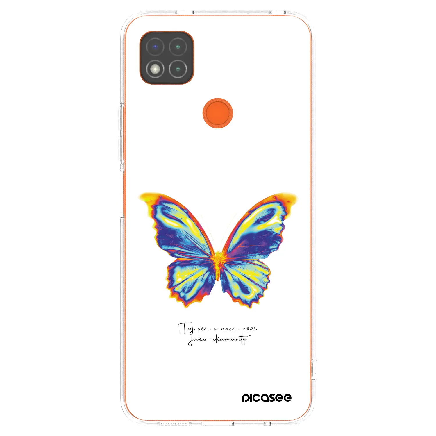 Picasee silikonowe przeźroczyste etui na Xiaomi Redmi 9C - Diamanty White