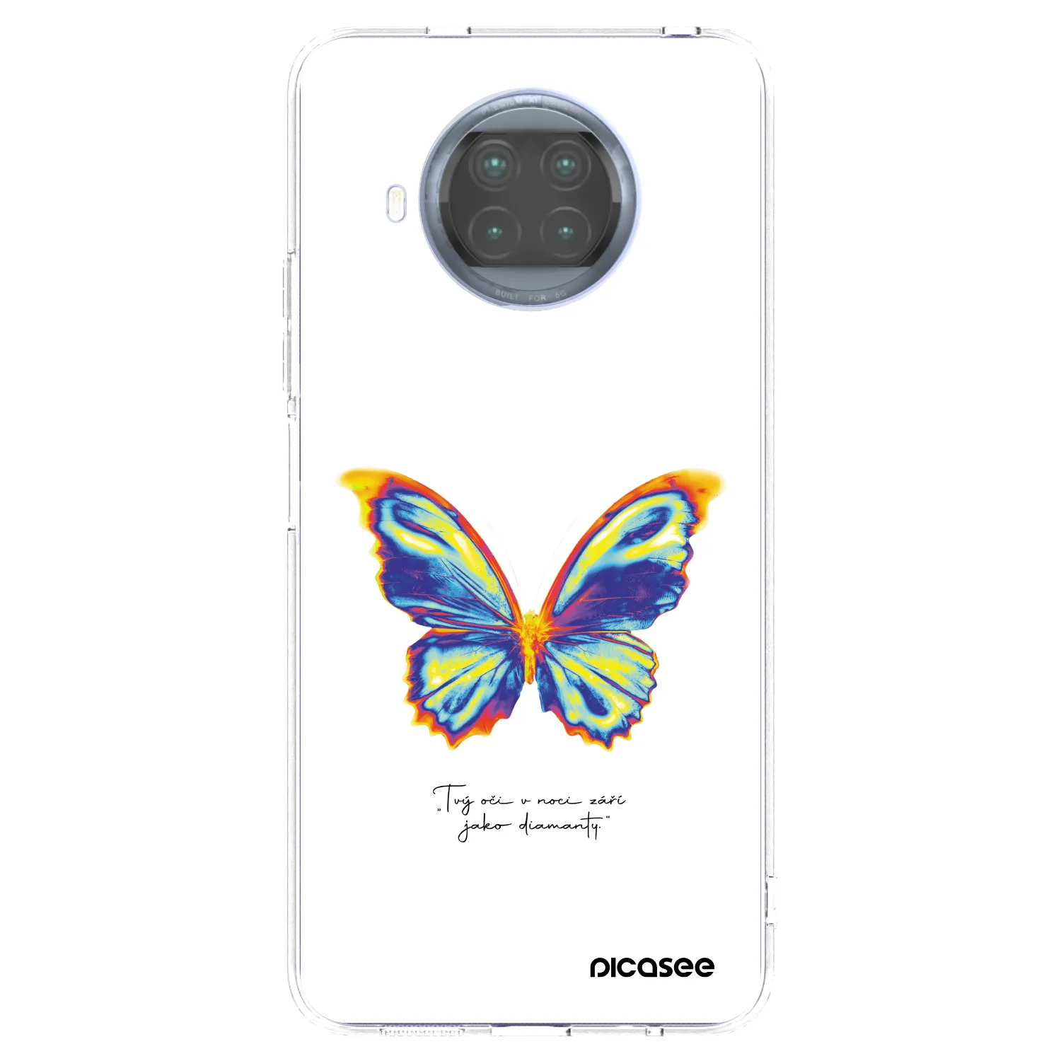 Picasee silikonowe przeźroczyste etui na Xiaomi Mi 10T Lite - Diamanty White