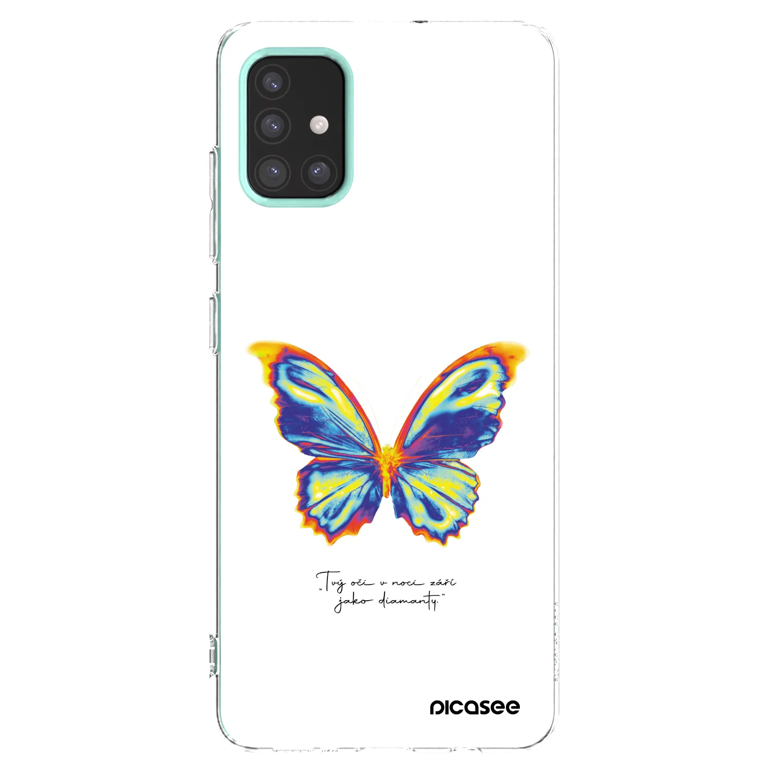 Picasee silikonowe przeźroczyste etui na Samsung Galaxy M31s - Diamanty White
