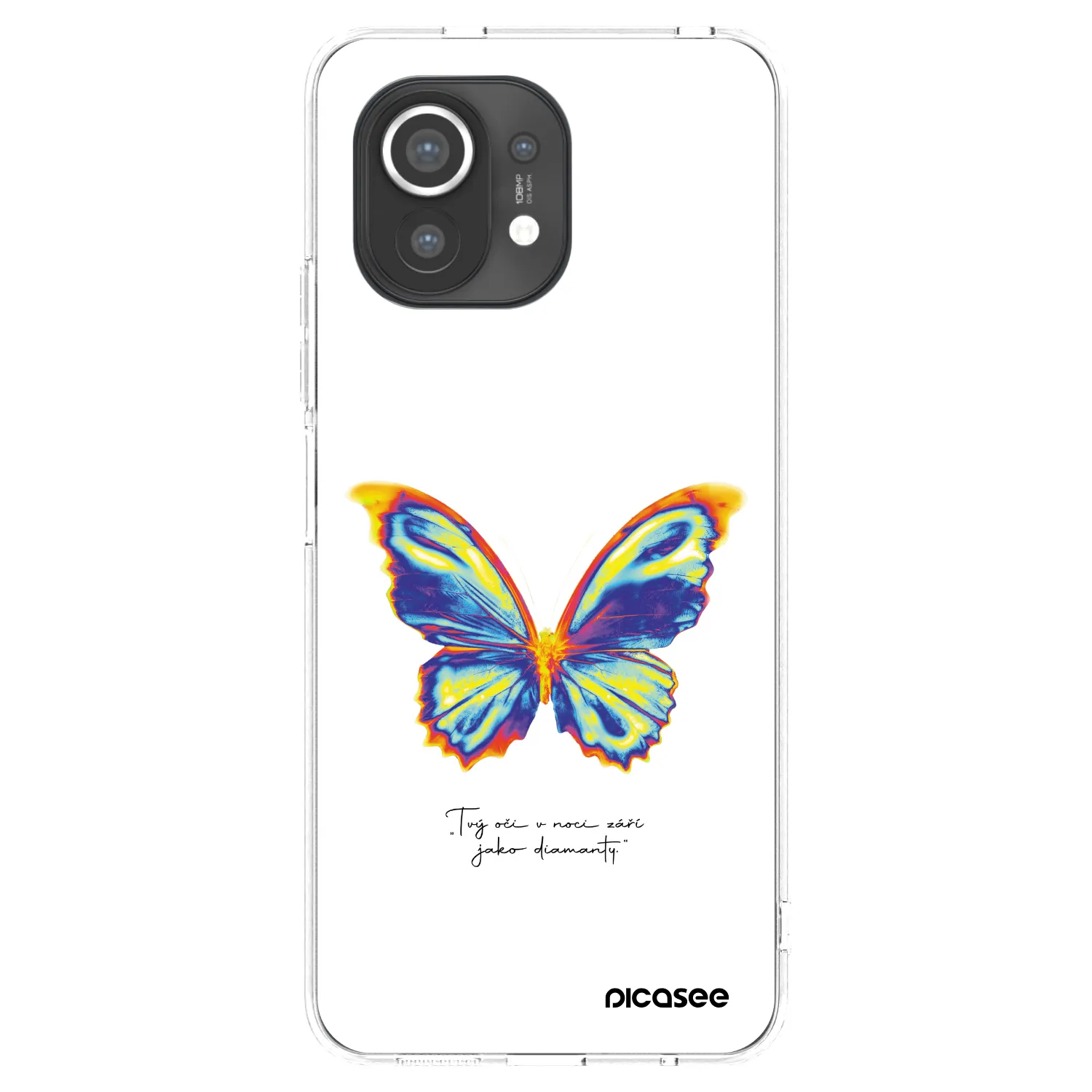 Picasee silikonowe przeźroczyste etui na Xiaomi Mi 11 - Diamanty White