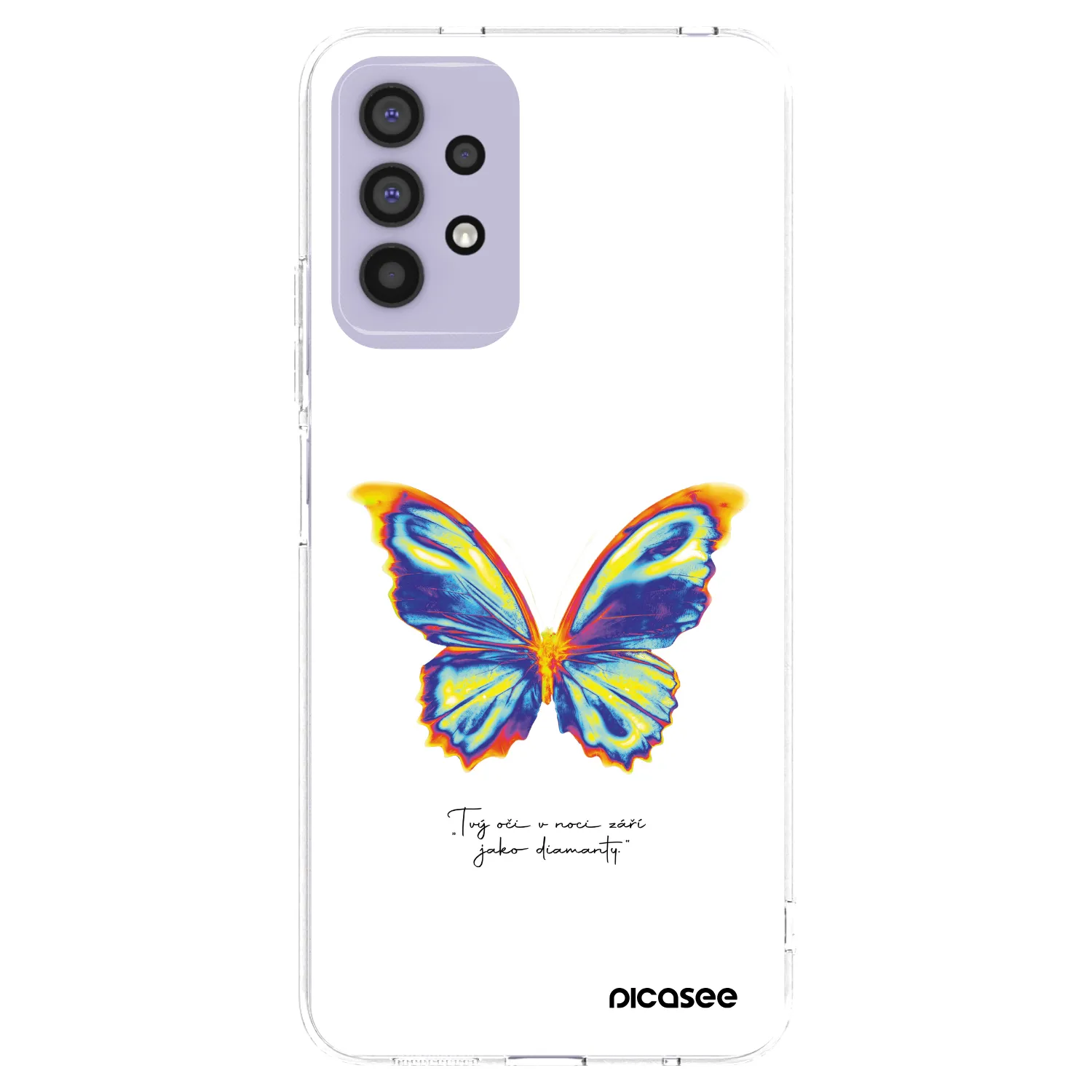 Picasee silikonowe przeźroczyste etui na Samsung Galaxy A32 4G SM-A325F - Diamanty White