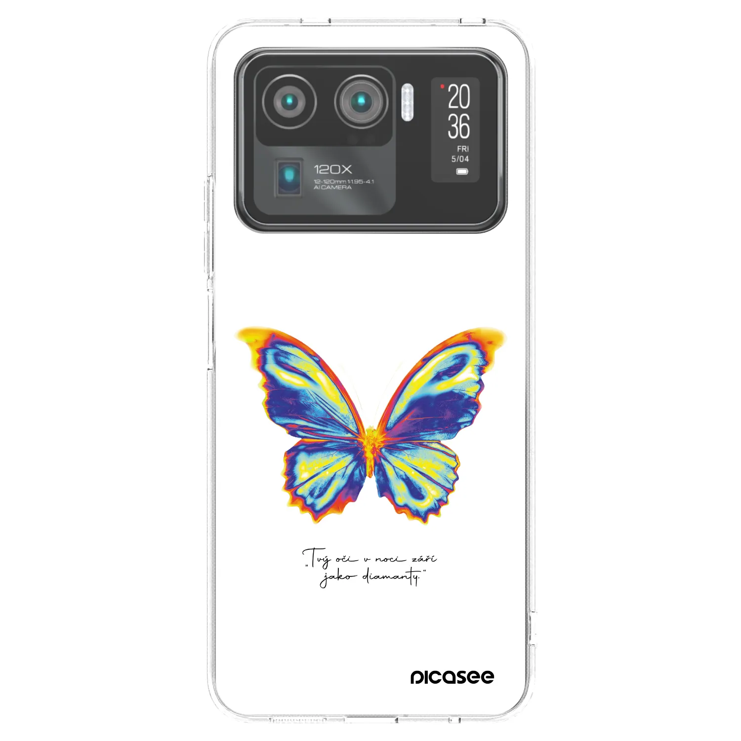 Picasee silikonowe przeźroczyste etui na Xiaomi Mi 11 Ultra - Diamanty White