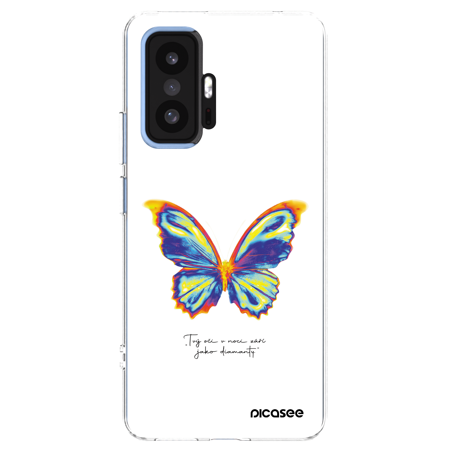 Picasee silikonowe przeźroczyste etui na Xiaomi 11T - Diamanty White