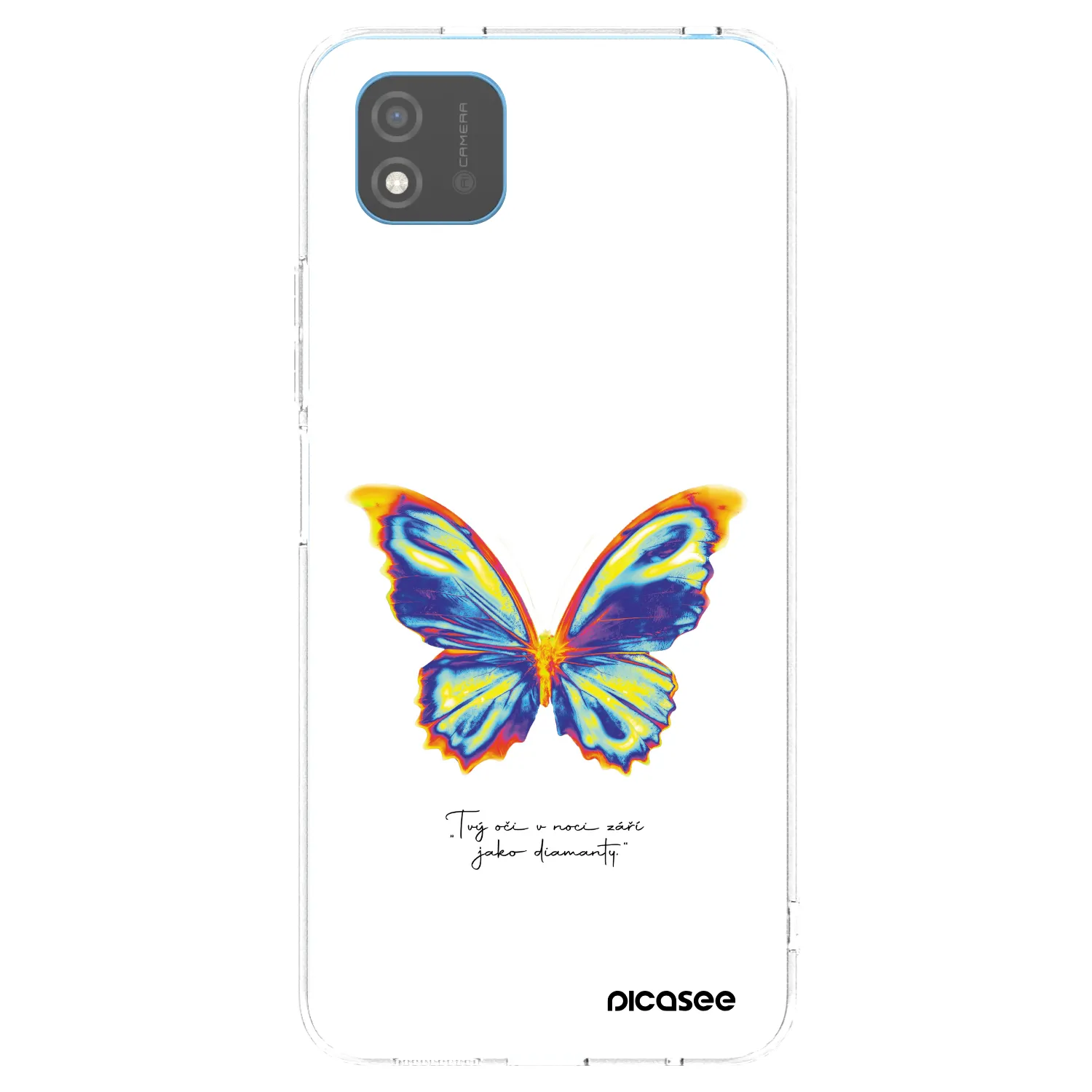 Picasee silikonowe przeźroczyste etui na Realme C11 (2021) - Diamanty White