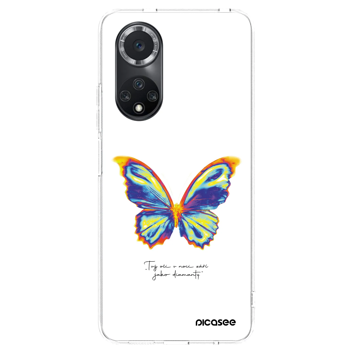 Picasee silikonowe przeźroczyste etui na Huawei Nova 9 SE - Diamanty White