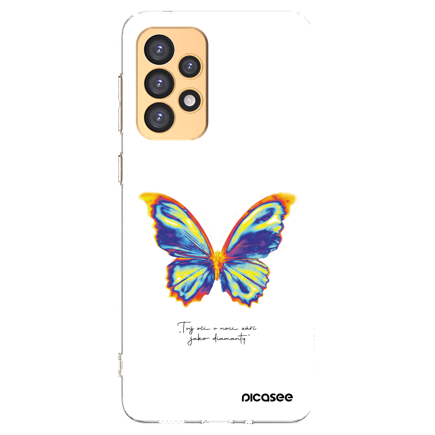 Picasee silikonowe przeźroczyste etui na Samsung Galaxy A33 5G A336 - Diamanty White