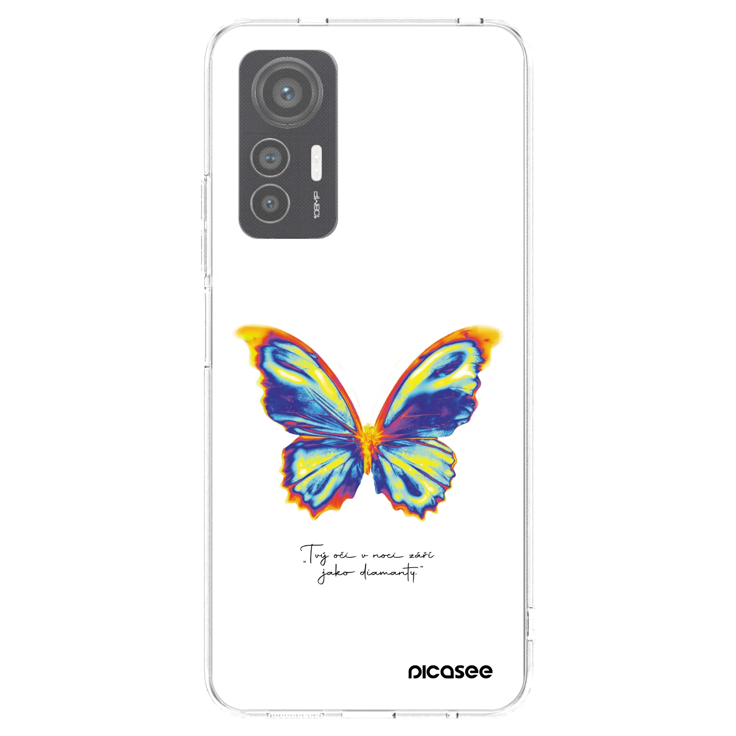 Picasee silikonowe przeźroczyste etui na Xiaomi 12 Lite - Diamanty White