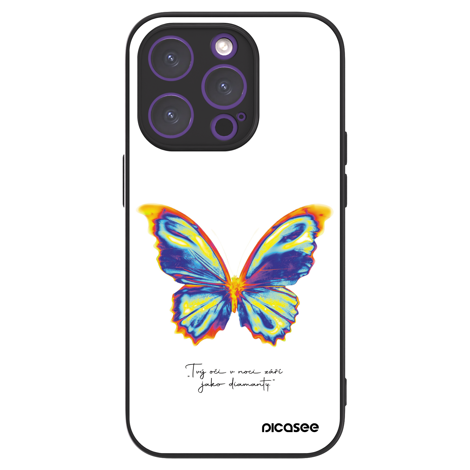 Picasee ULTIMATE CASE MagSafe pro Apple iPhone 14 Pro - Diamanty White