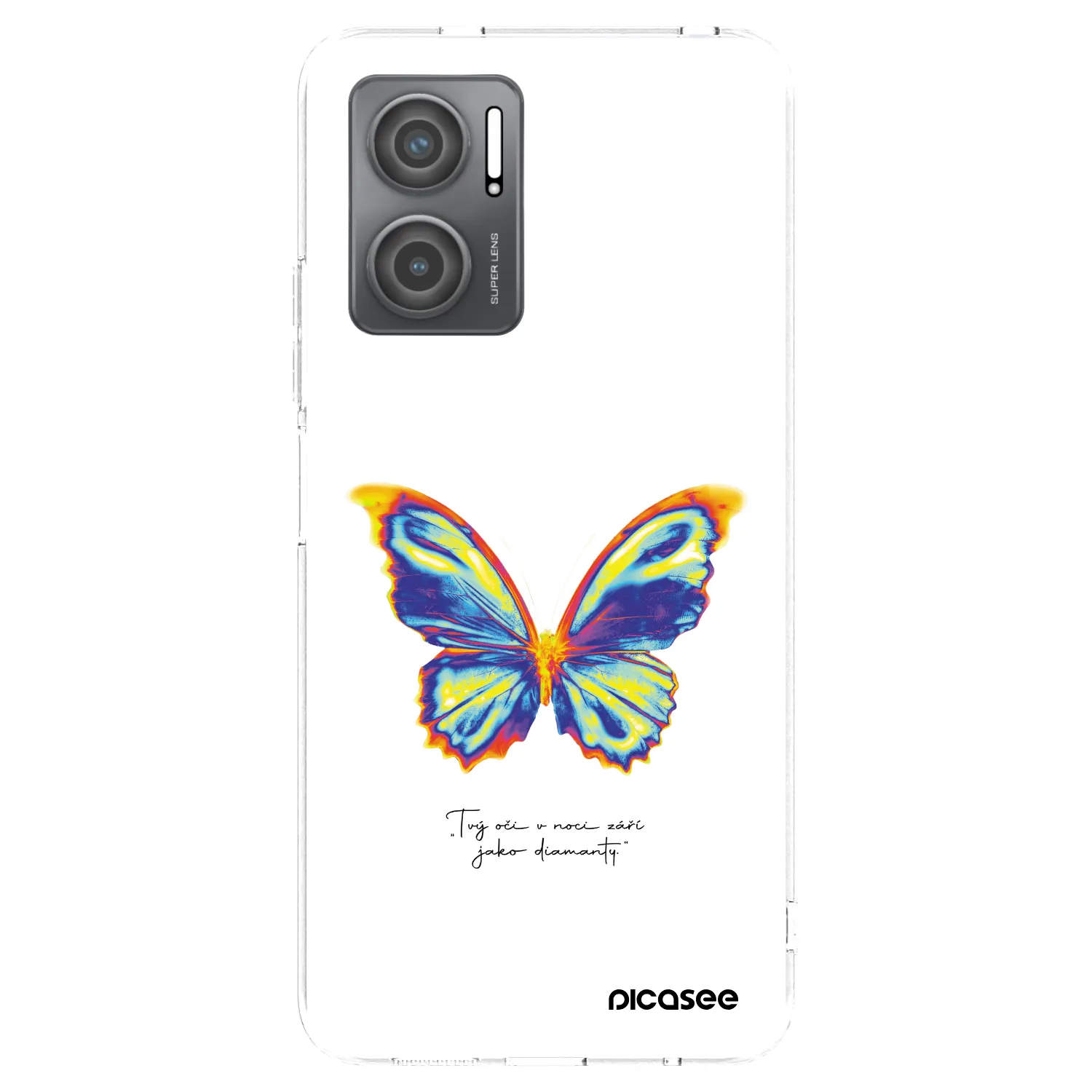 Picasee silikonowe przeźroczyste etui na Xiaomi Redmi 10 5G - Diamanty White