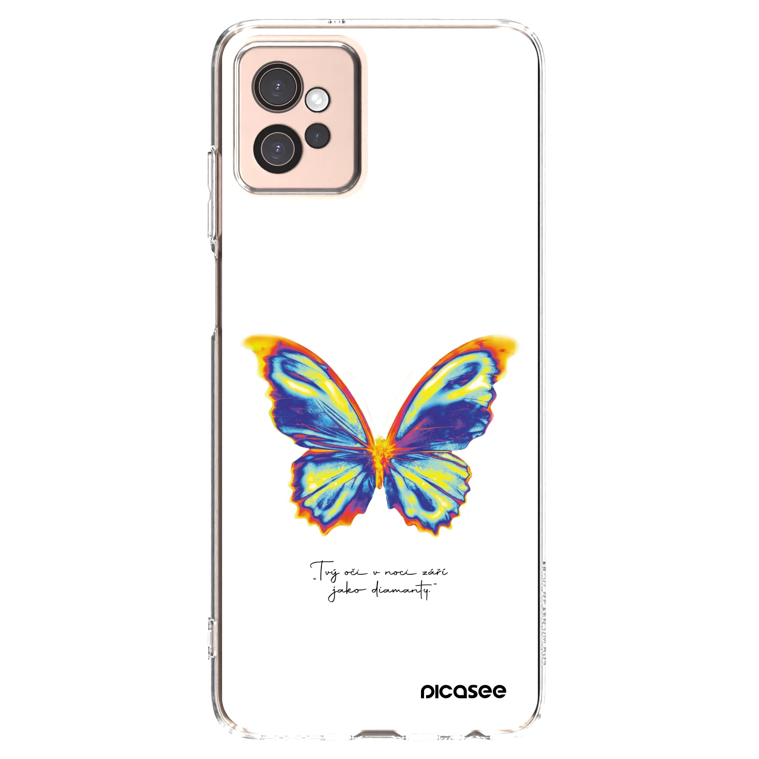 Picasee silikonowe przeźroczyste etui na Motorola Moto G32 - Diamanty White