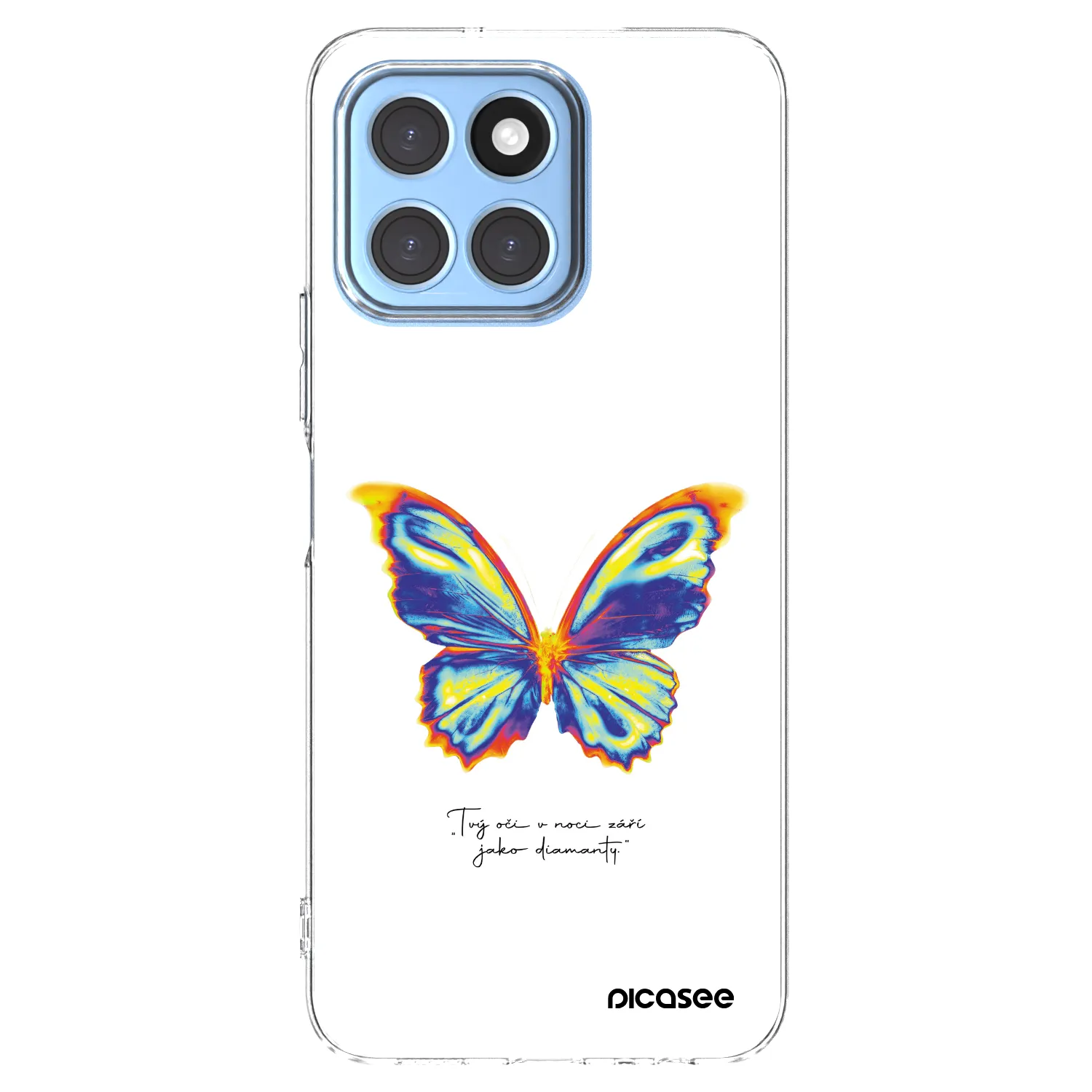 Picasee silikonowe przeźroczyste etui na Honor X6 - Diamanty White