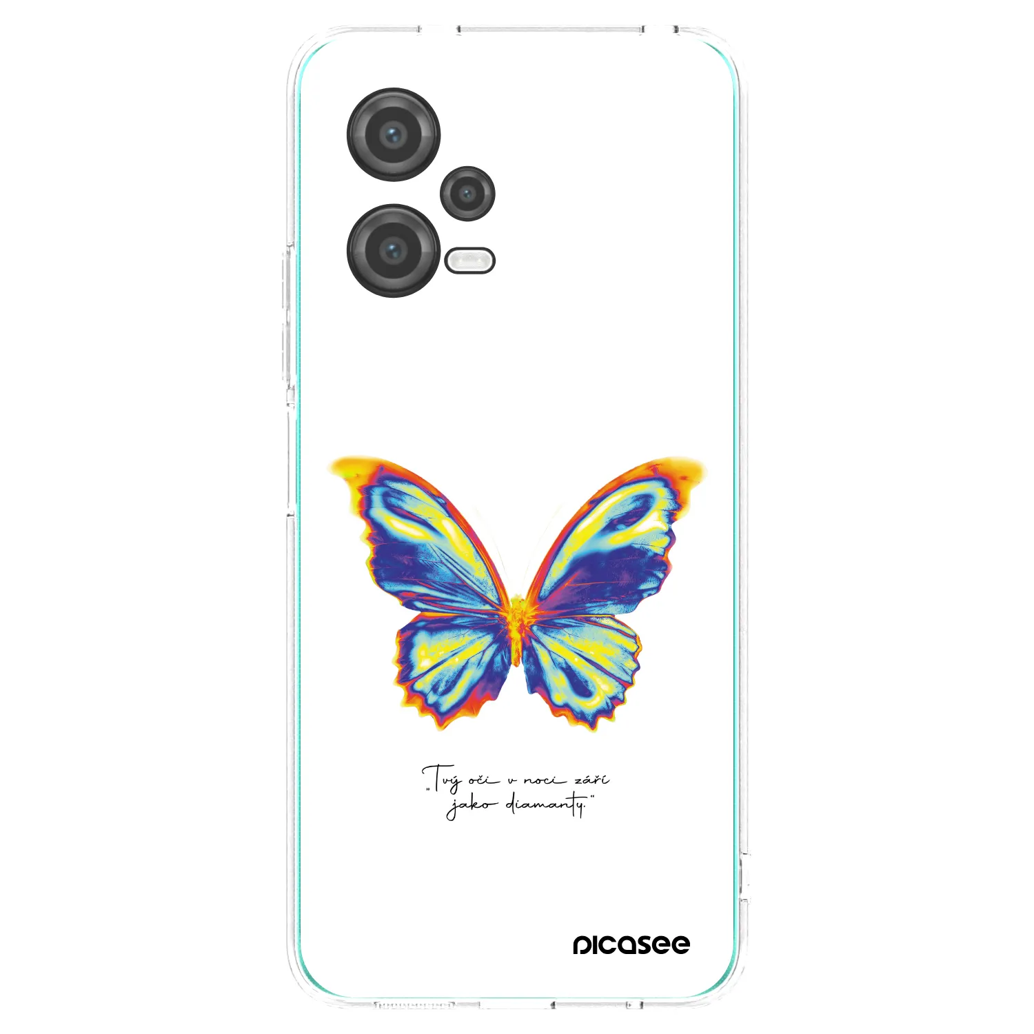 Picasee silikonowe przeźroczyste etui na Xiaomi Poco X5 - Diamanty White