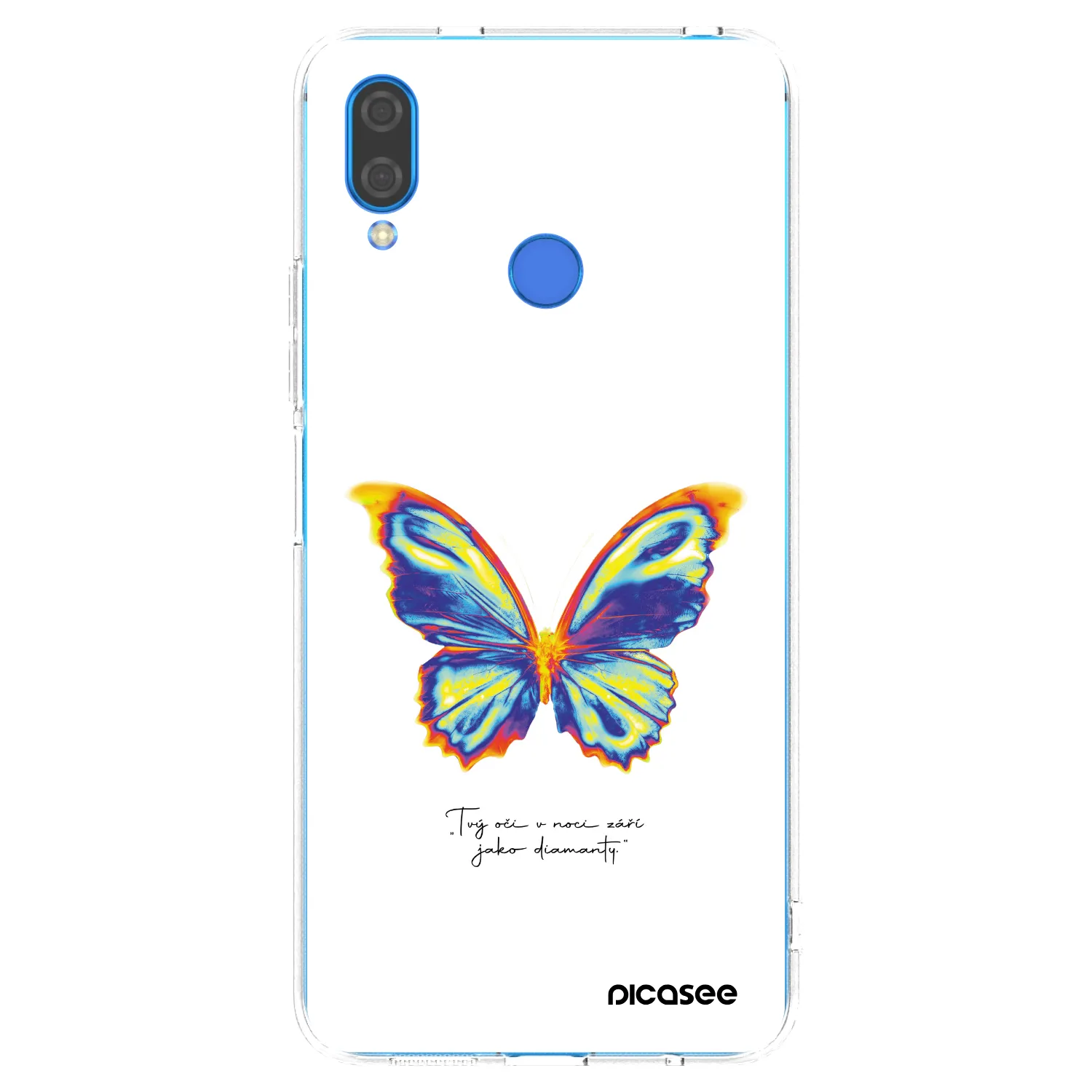 Picasee silikonowe przeźroczyste etui na Huawei Nova 3i - Diamanty White