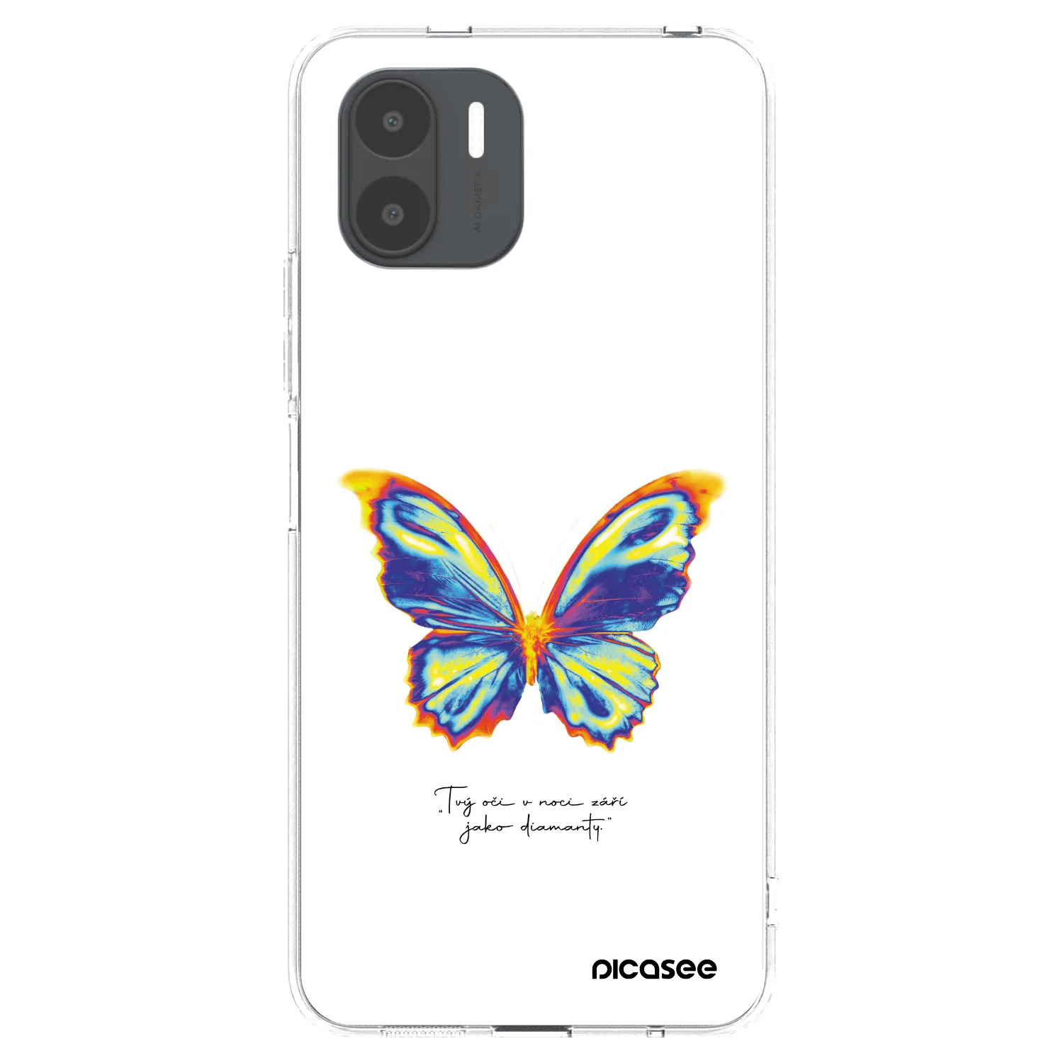 Picasee silikonowe przeźroczyste etui na Xiaomi Redmi A2 - Diamanty White