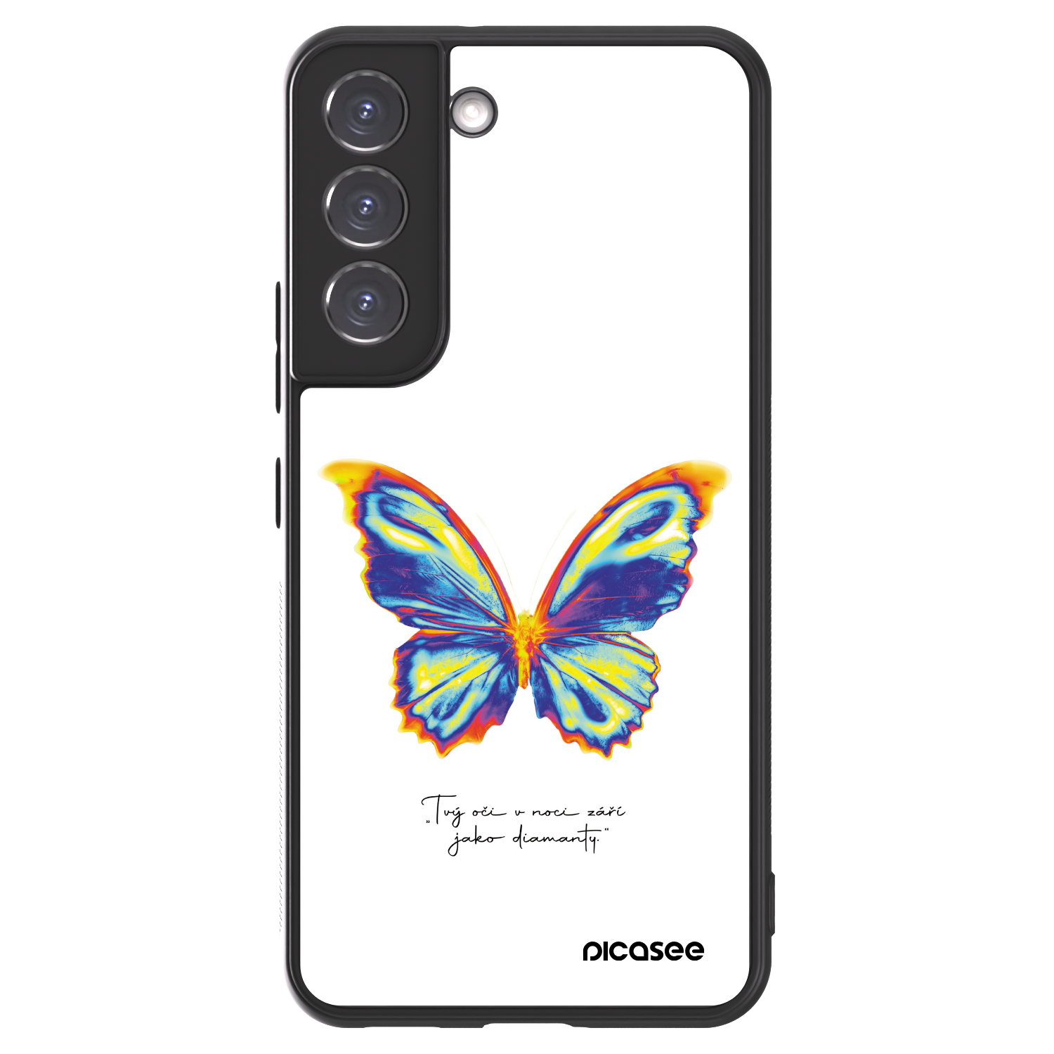 Picasee ULTIMATE CASE PowerShare pro Samsung Galaxy S22 5G - Diamanty White