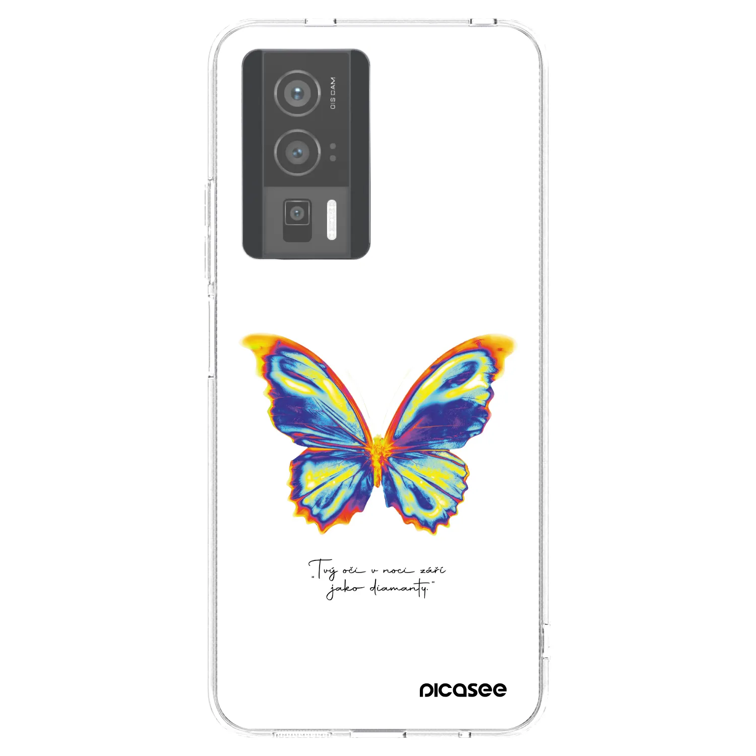 Picasee silikonowe przeźroczyste etui na Xiaomi Poco F5 Pro 5G - Diamanty White