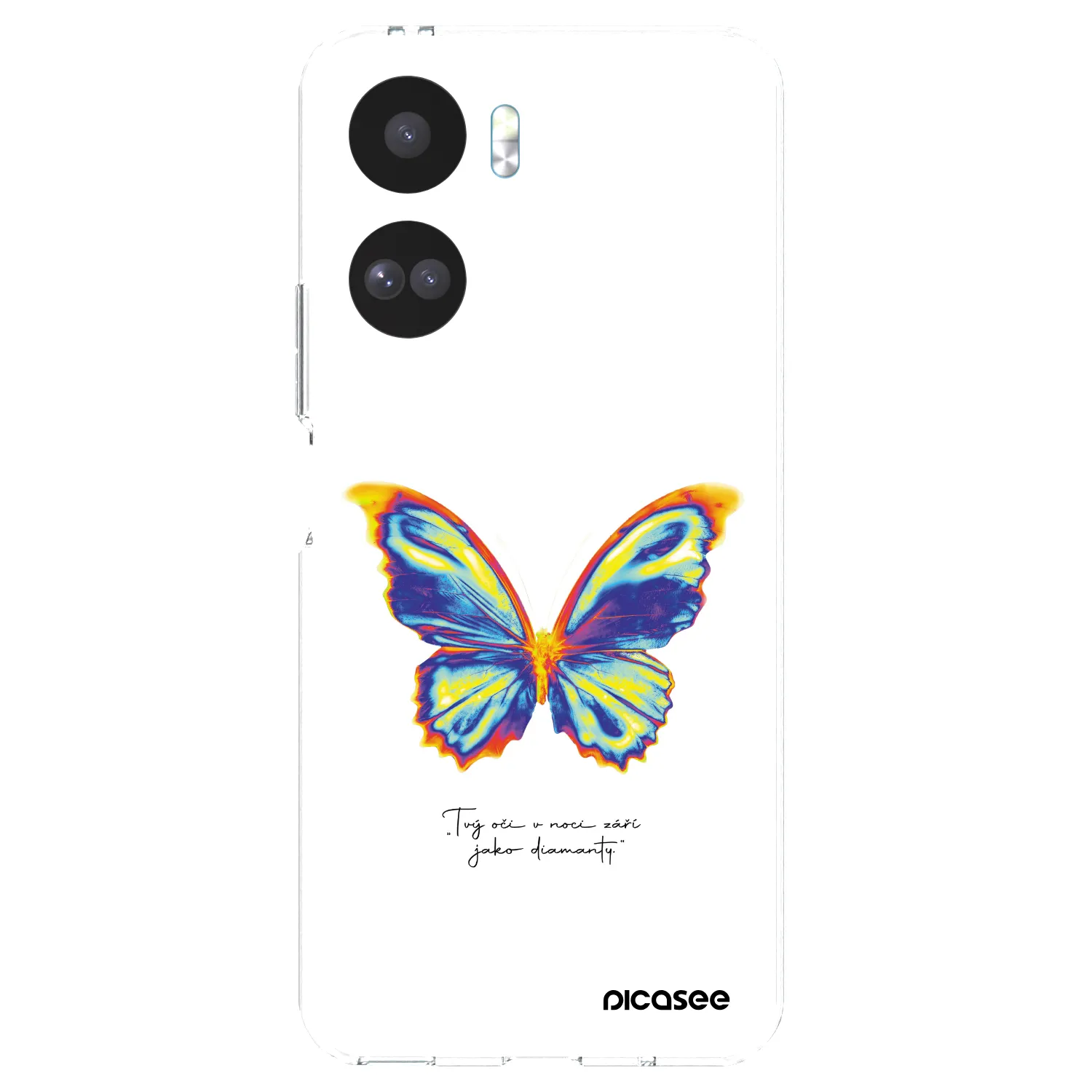 Picasee silikonowe przeźroczyste etui na Honor 90 Lite 5G - Diamanty White