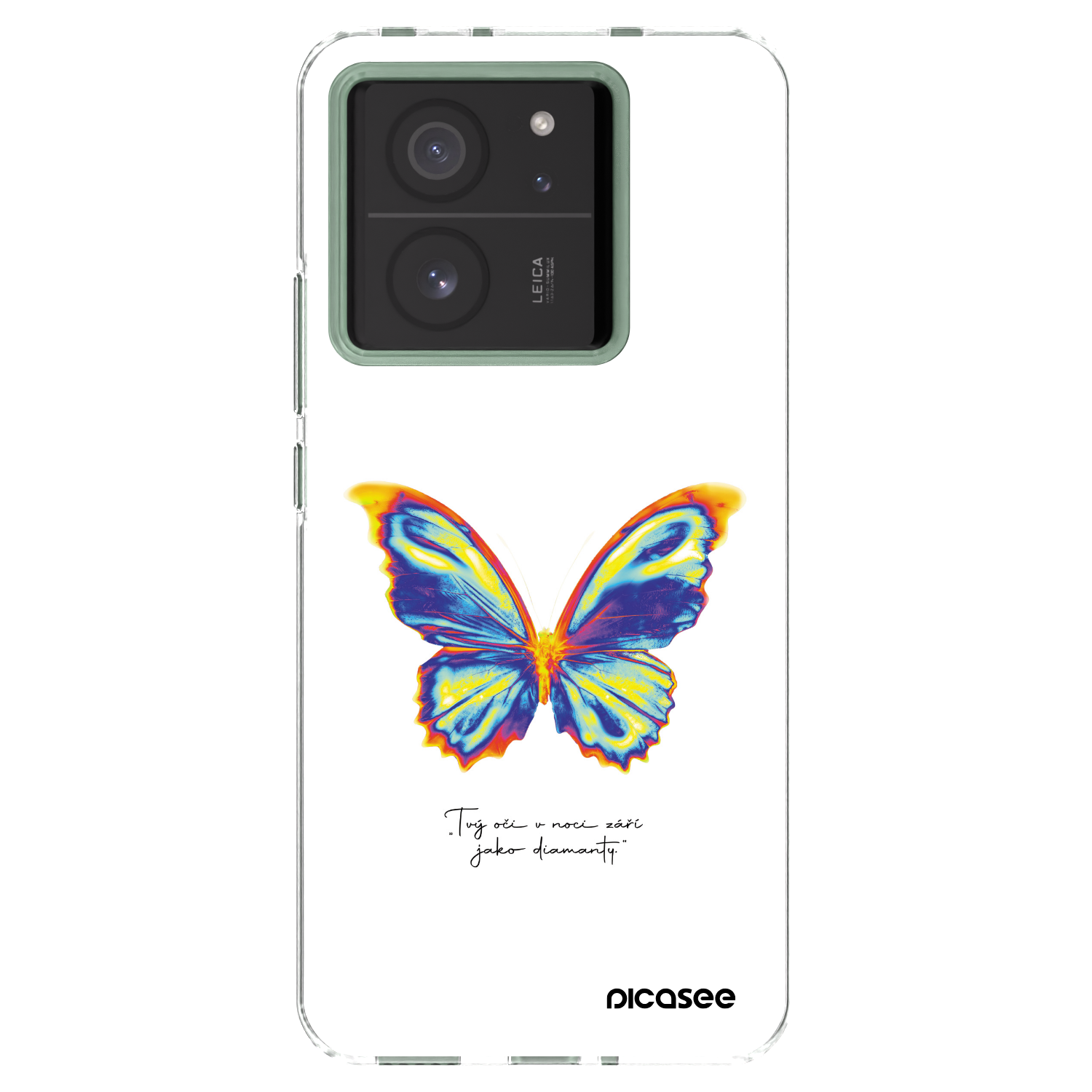 Picasee silikonowe przeźroczyste etui na Xiaomi 13T Pro - Diamanty White