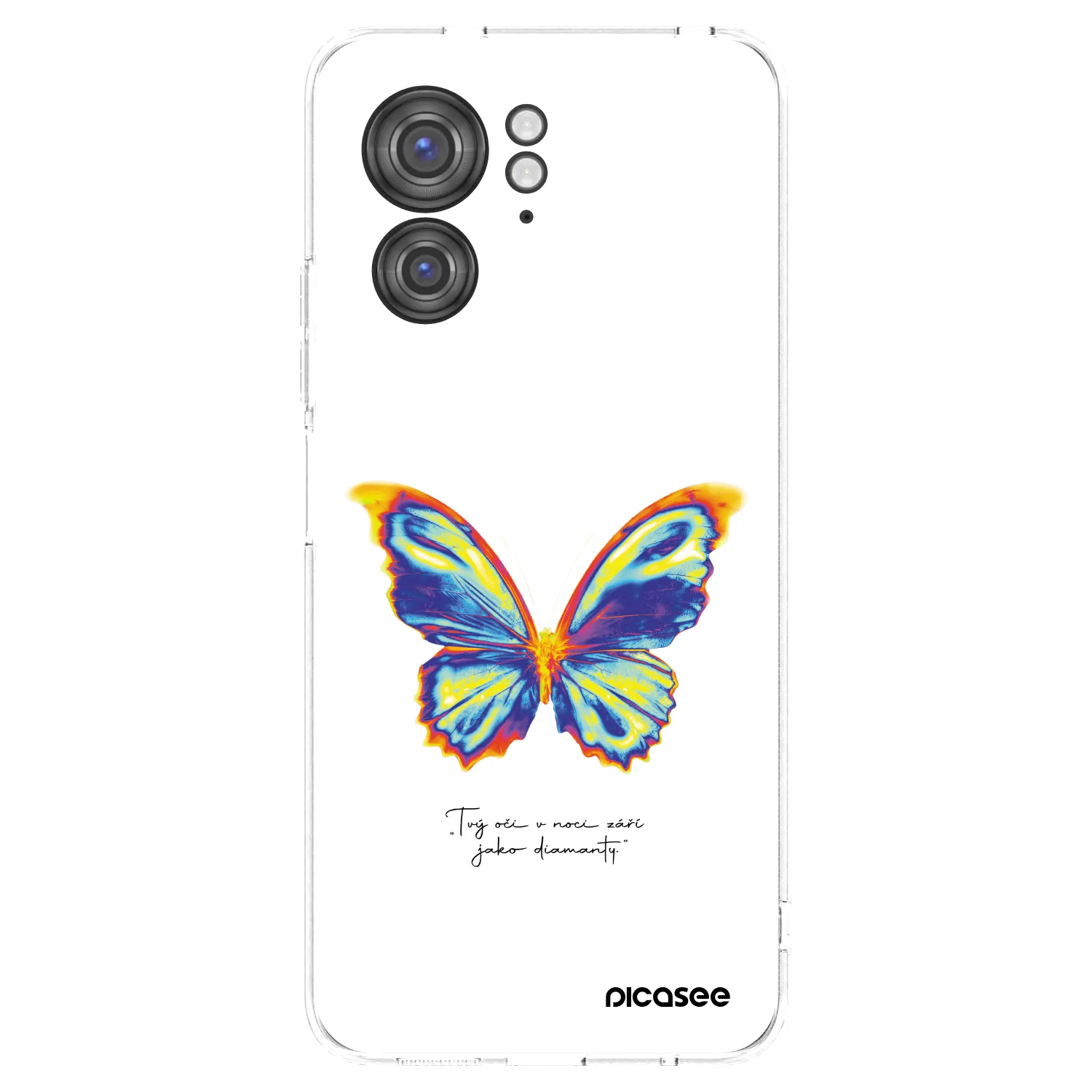 Picasee silikonowe przeźroczyste etui na Motorola Edge 40 - Diamanty White