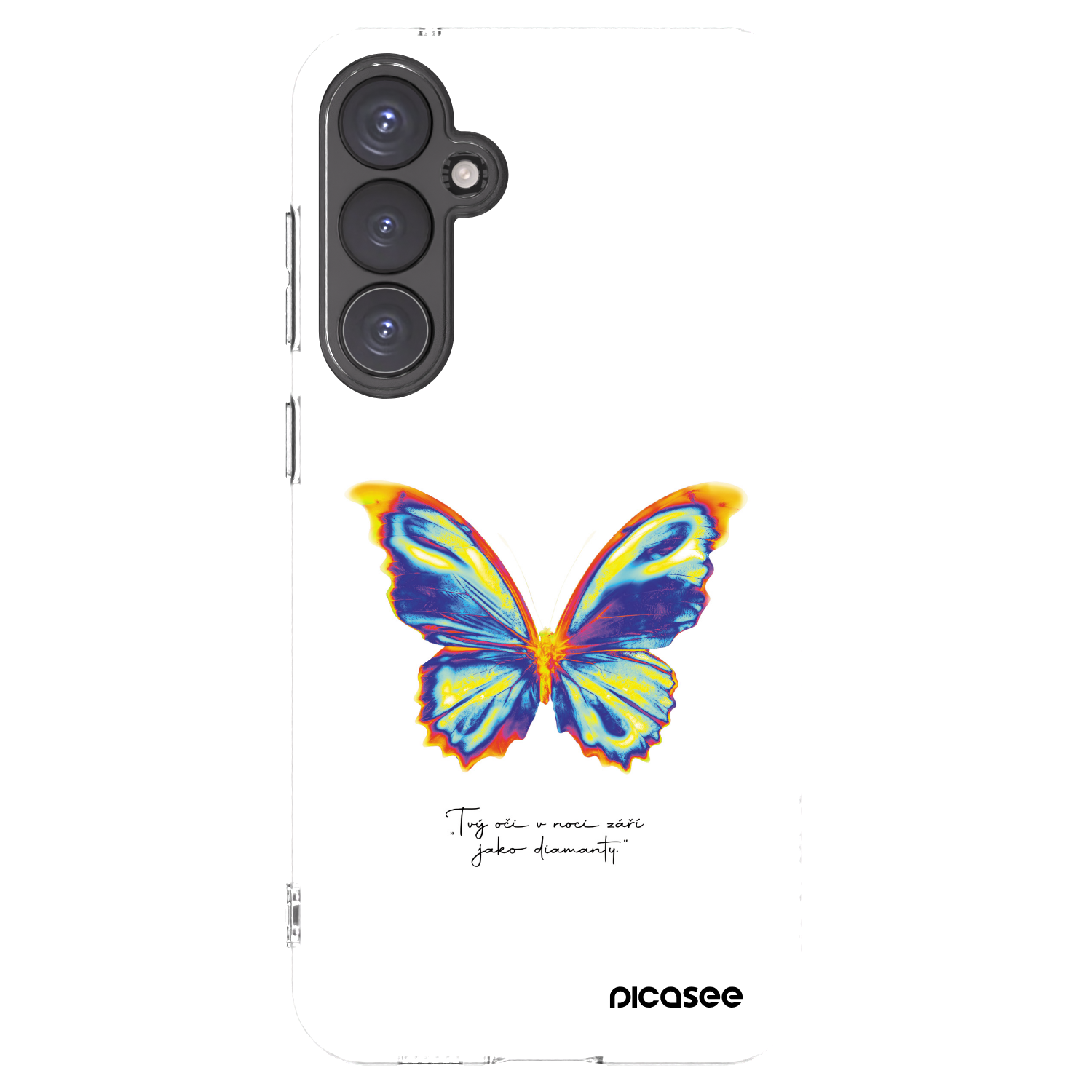 Picasee silikonowe przeźroczyste etui na Samsung Galaxy S23 FE S711B - Diamanty White