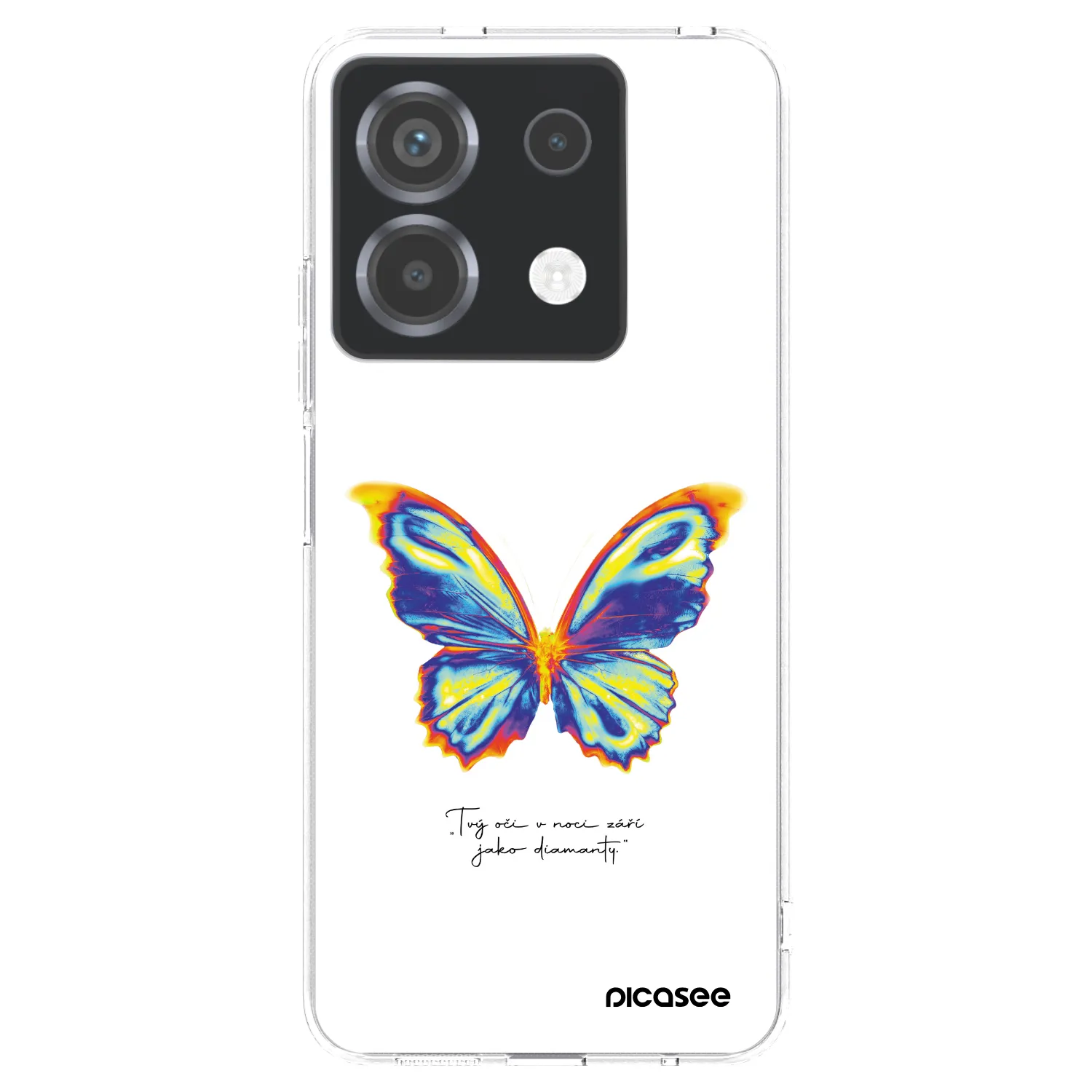 Picasee silikonowe przeźroczyste etui na Xiaomi Poco X6 - Diamanty White