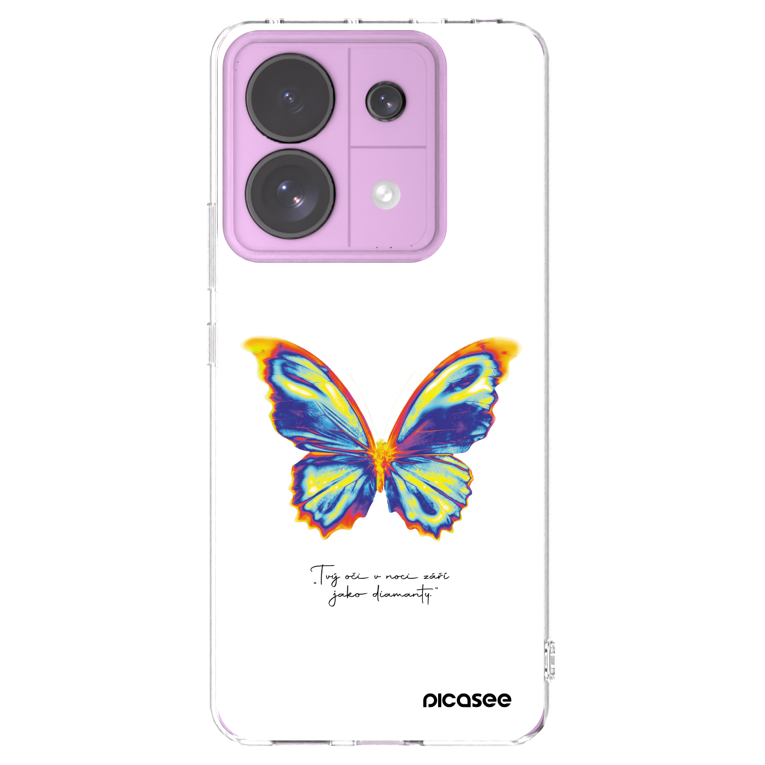 Picasee silikonowe przeźroczyste etui na Xiaomi Redmi Note 13 Pro 5G - Diamanty White