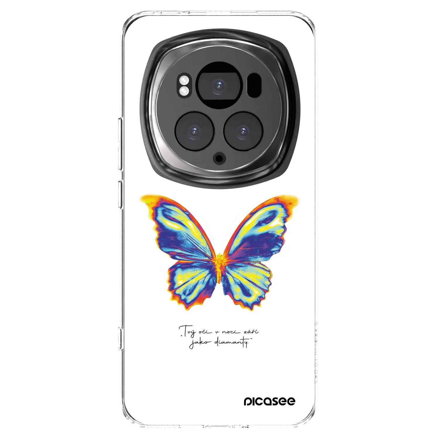 Picasee silikonowe przeźroczyste etui na Honor Magic6 Pro - Diamanty White