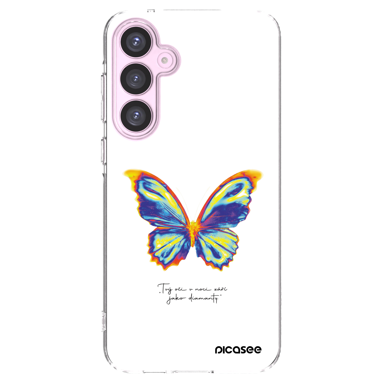 Picasee silikonowe przeźroczyste etui na Samsung Galaxy A55 5G A556B - Diamanty White