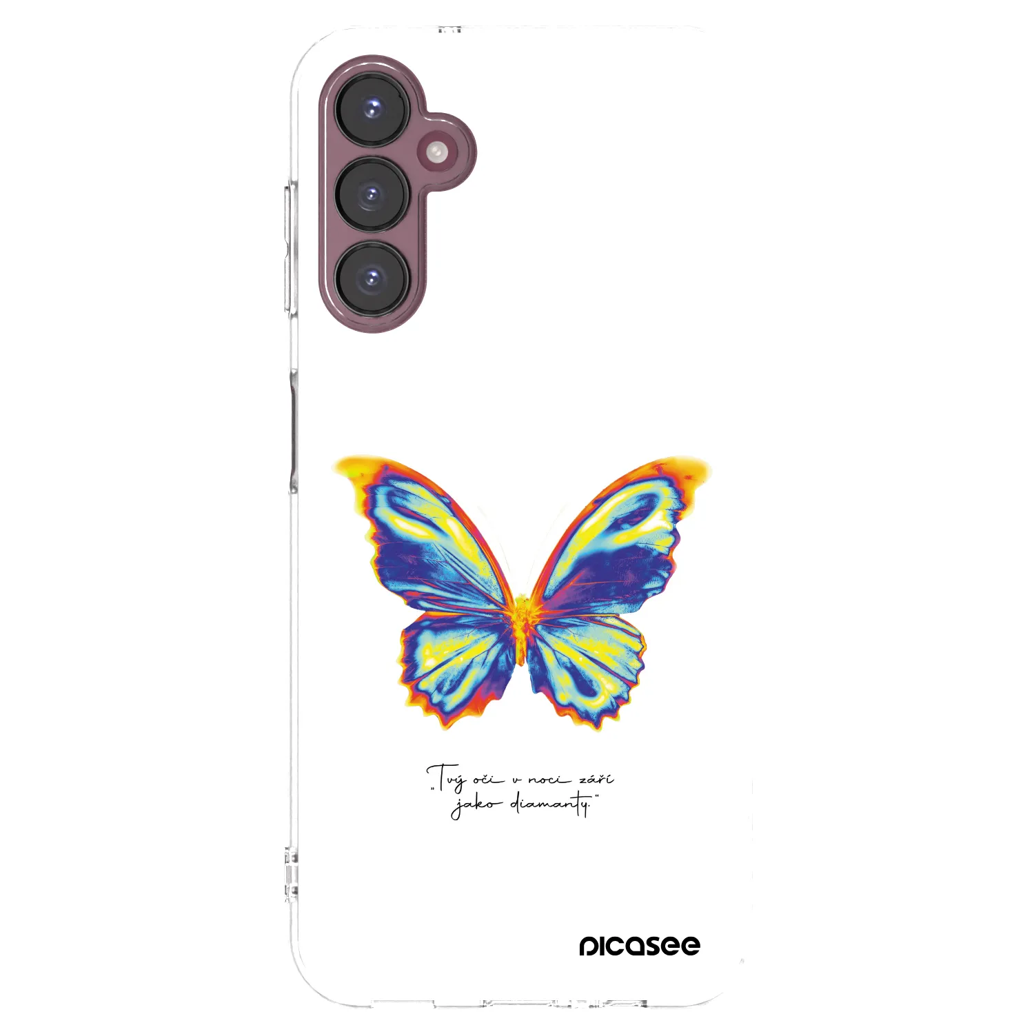 Picasee silikonowe przeźroczyste etui na Samsung Galaxy A05s A057G - Diamanty White