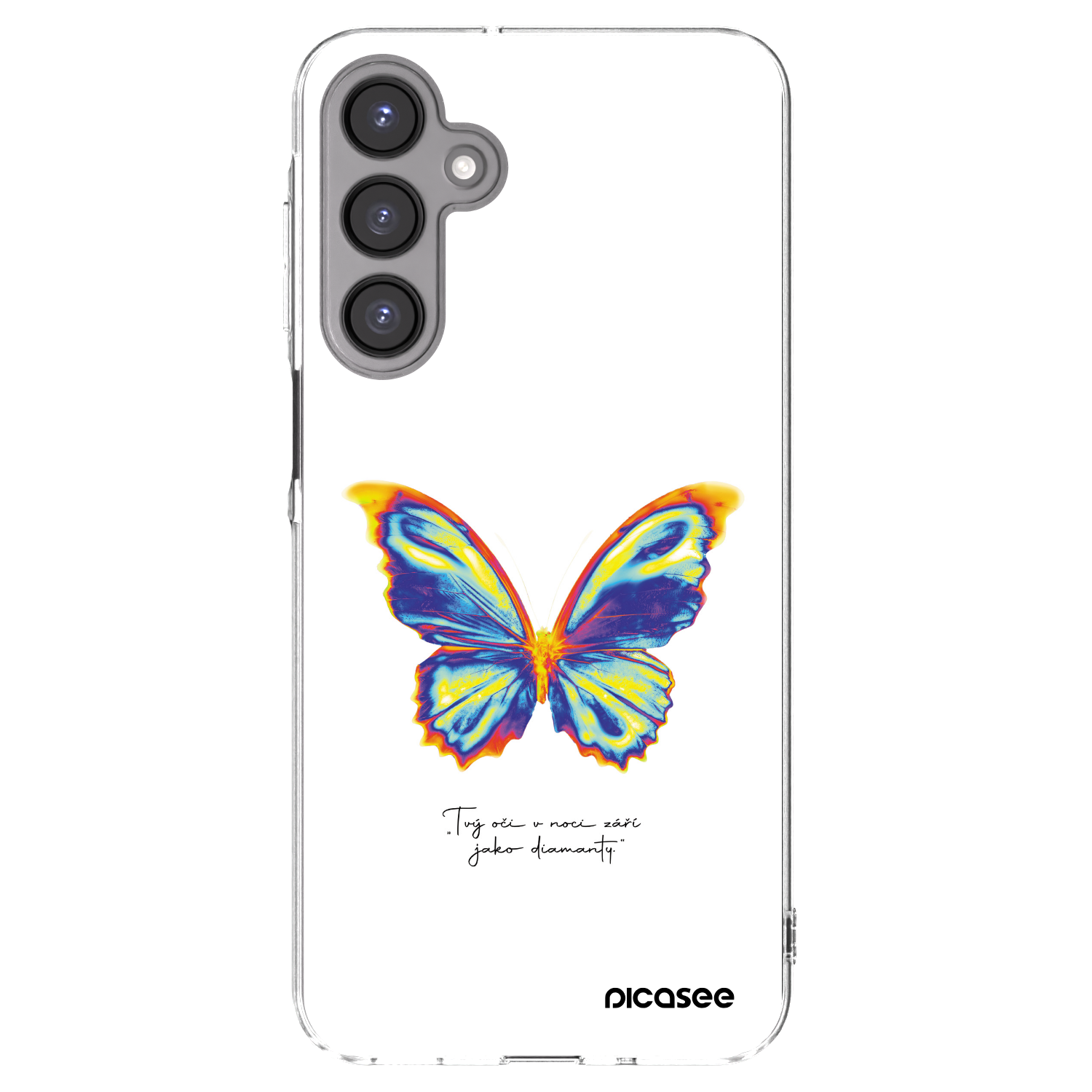 Picasee silikonowe przeźroczyste etui na Samsung Galaxy A16 5G - Diamanty White
