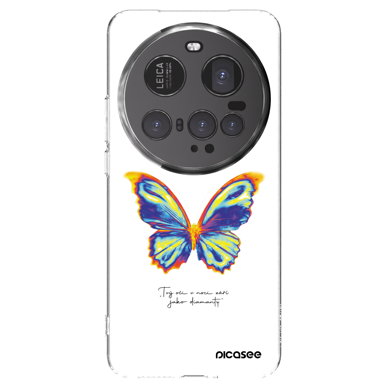 Picasee silikonowe przeźroczyste etui na Xiaomi 15 Ultra - Diamanty White
