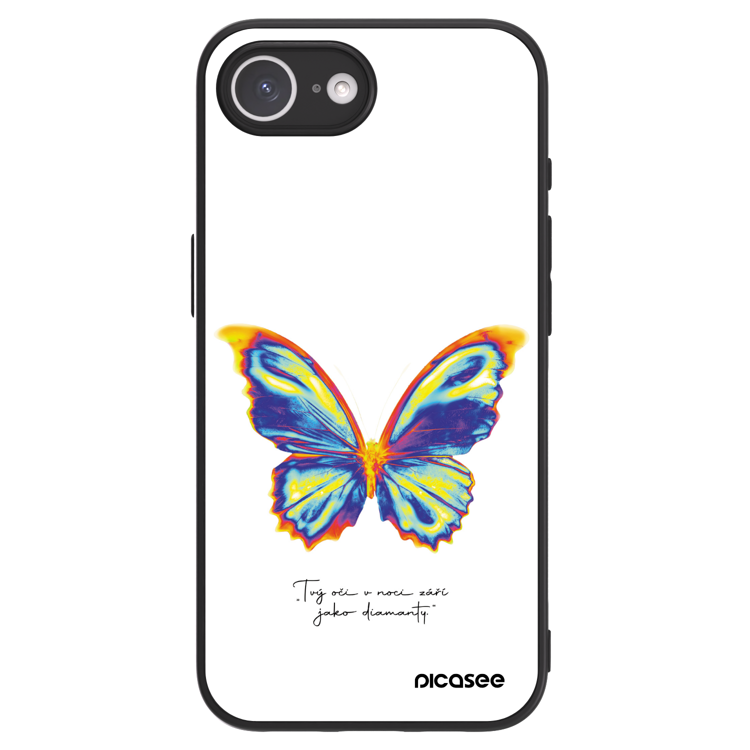 Picasee ULTIMATE CASE MagSafe pro Apple iPhone 16e - Diamanty White