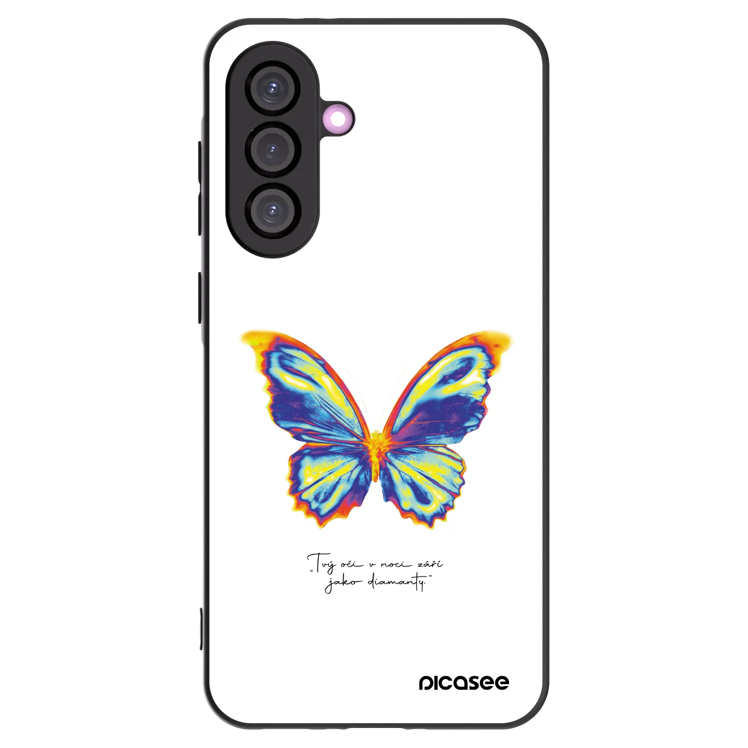 Picasee silikonowe czarne etui na Samsung Galaxy A56 5G A566B - Diamanty White