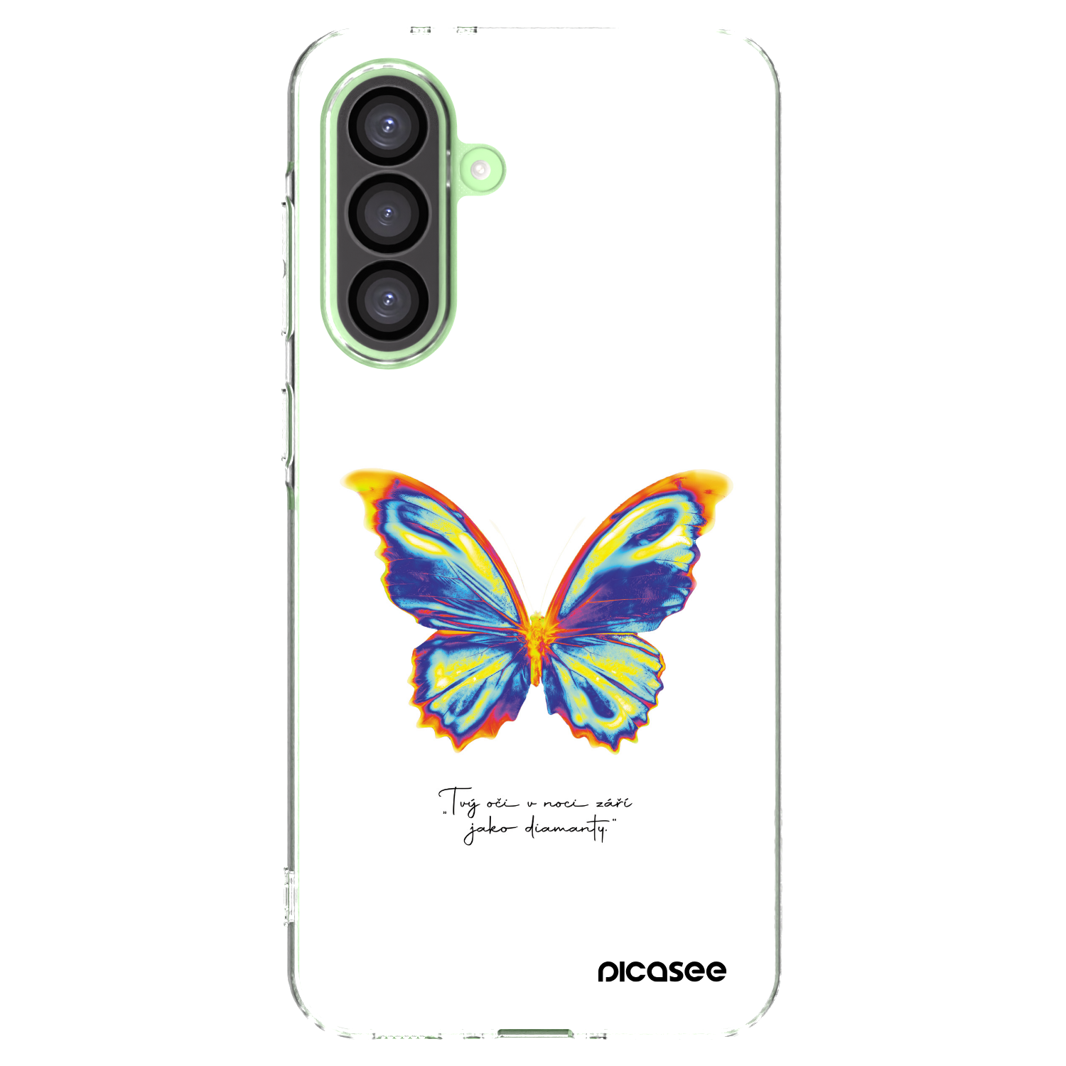 Picasee silikonowe przeźroczyste etui na Samsung Galaxy A26 5G A266B - Diamanty White