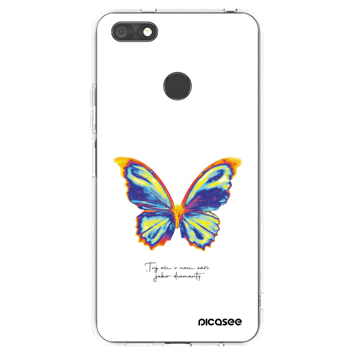 Picasee silikonowe przeźroczyste etui na Huawei P9 Lite Mini - Diamanty White