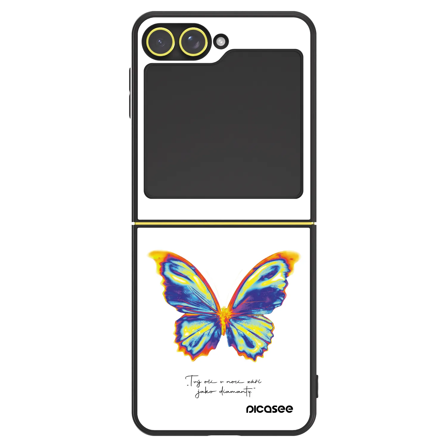Picasee ULTIMATE CASE na Samsung Galaxy Z Flip5 5G - Diamanty White