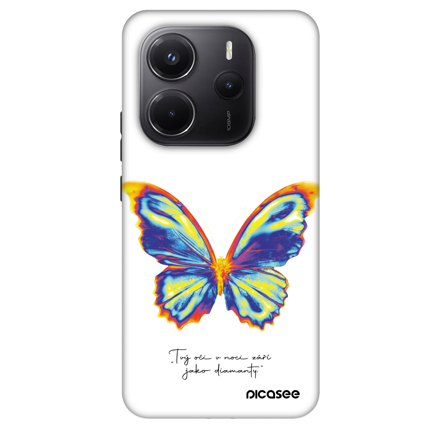 Picasee Fashion Case na Xiaomi Redmi Note 14 5G - Diamanty White