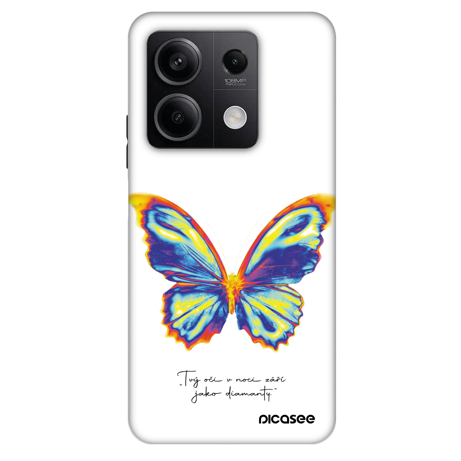 Picasee Fashion Case na Xiaomi Redmi Note 13 5G - Diamanty White