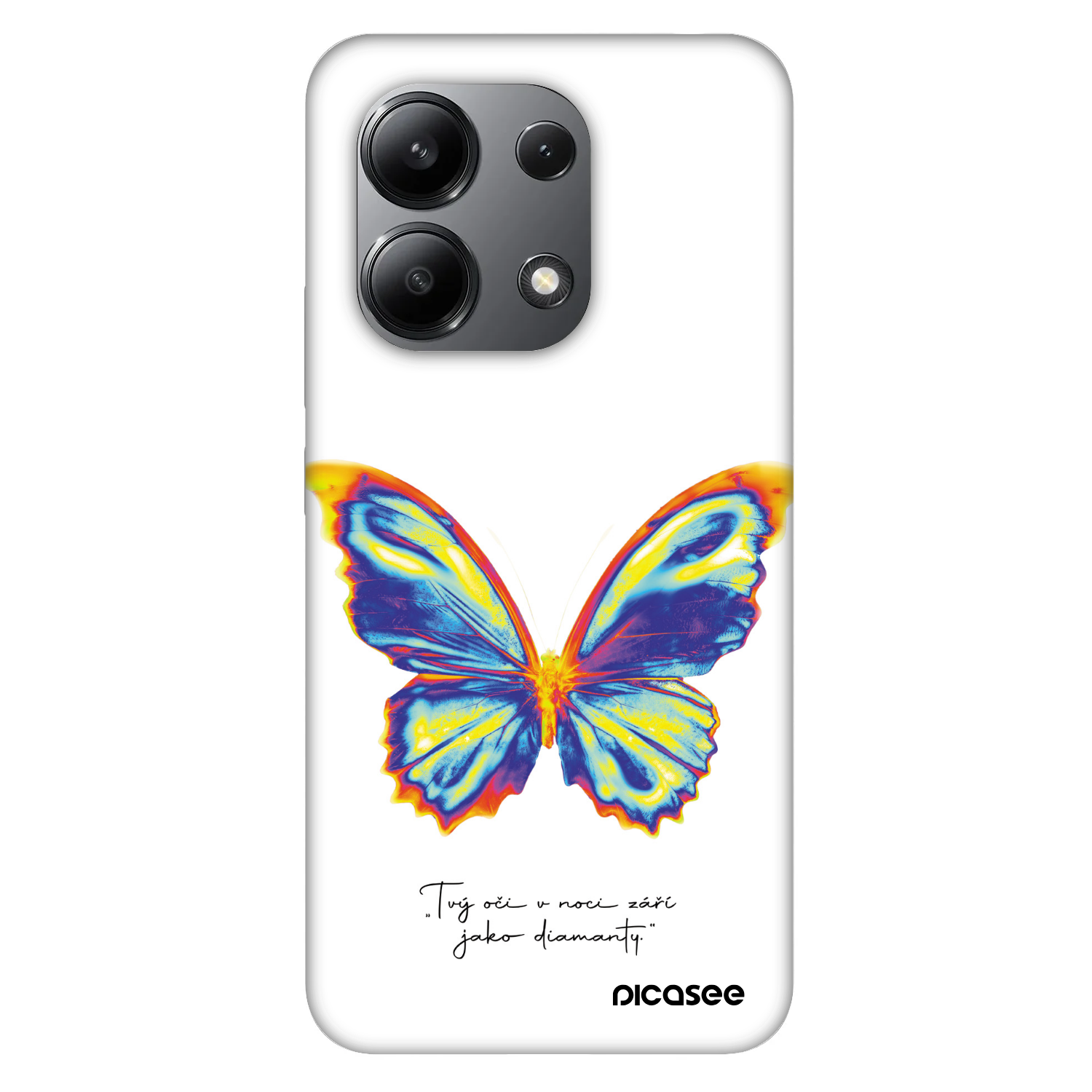 Picasee Fashion Case na Xiaomi Redmi Note 13 4G - Diamanty White