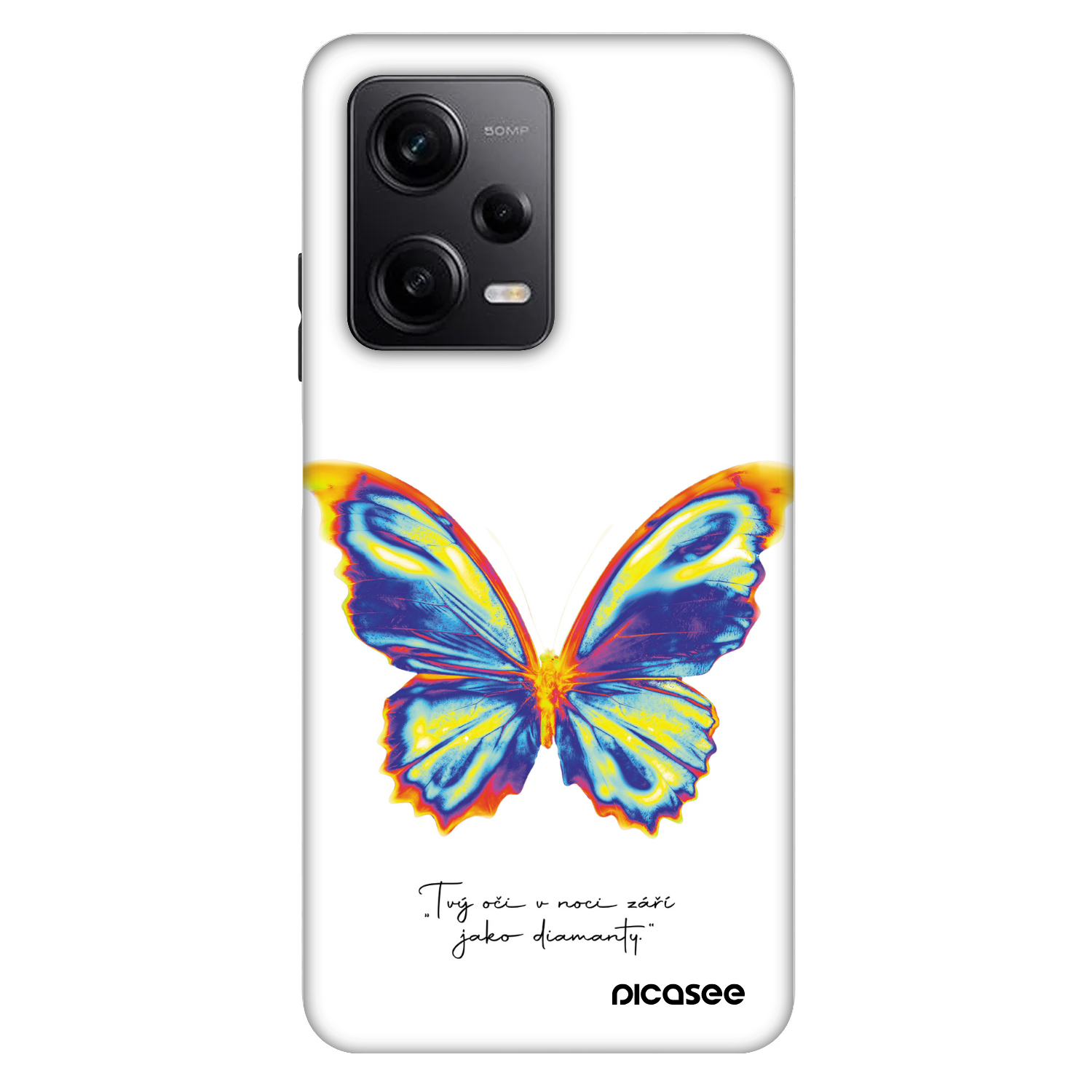 Picasee Fashion Case na Xiaomi Redmi Note 12 Pro 5G - Diamanty White