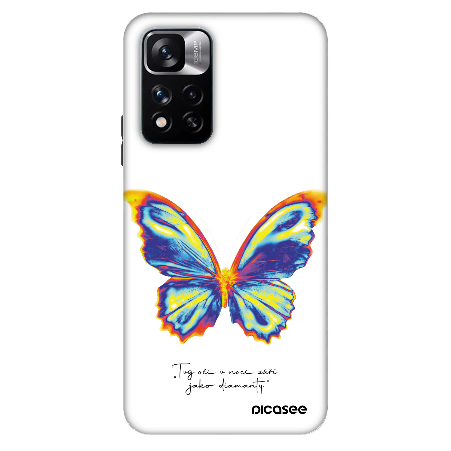Picasee Fashion Case na Xiaomi Redmi Note 11 Pro 5G - Diamanty White